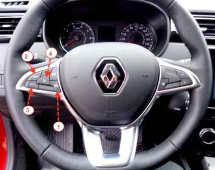 Modos de control de velocidad de Renault Arcana