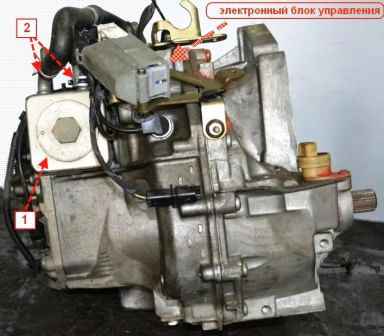 Removal and installation of automatic transmission Renault Duster