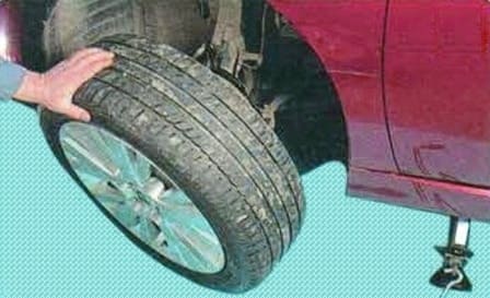 Як замінити колодки передніх коліс автомобіля Mazda 6