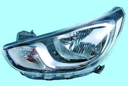 Снятие фар, фонарей, звукового сигнала и подрулевого переключателя автомобиля Hyundai Solaris
