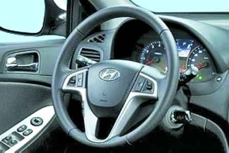 Конструкція та перевірка рульового управління Hyundai Solaris