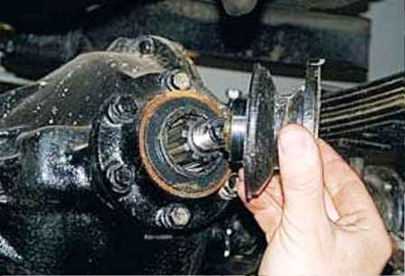 Replacing the oil seals of the front axle of the UAZ car