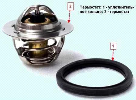 How to remove the thermostat and thermostat housing of a Nissan Almera car