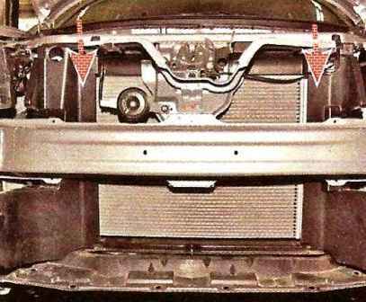 Nissan Almera автомобиль радиаторын қалай алып тастауға болады
