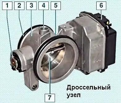 Зняття дросельного вузла двигуна К4М Ніссан Альмера