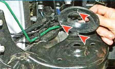 Replacement of Nissan Almera rear suspension elements