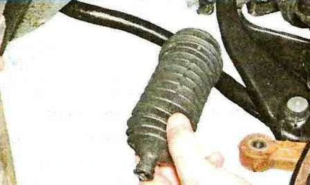 Замена тяги и наружного наконечника рулевой тяги Ниссан Альмера