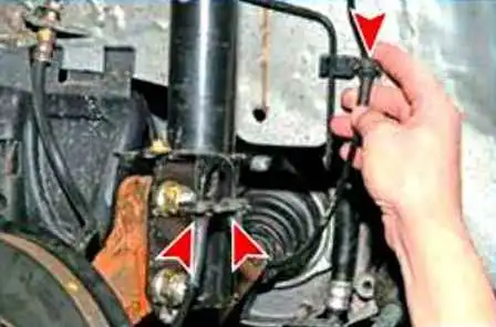 Снятие и установка элементов ABS автомобиля Ниссан Альмера
