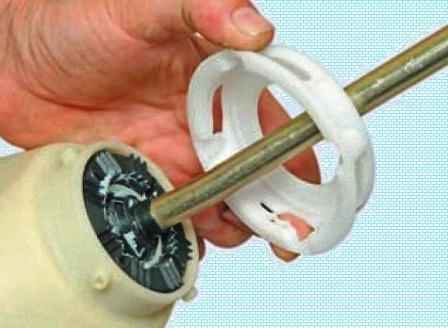 Repair of gearshift mechanism Nissan Almera