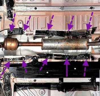 Repair of gearshift mechanism Nissan Almera