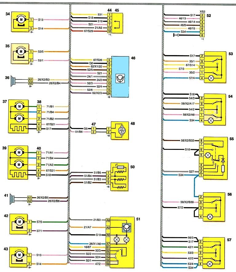 Nissan Almera body front wiring diagram