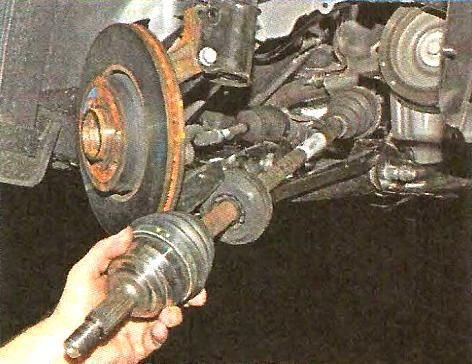 How to remove a Nissan Almera wheel drive