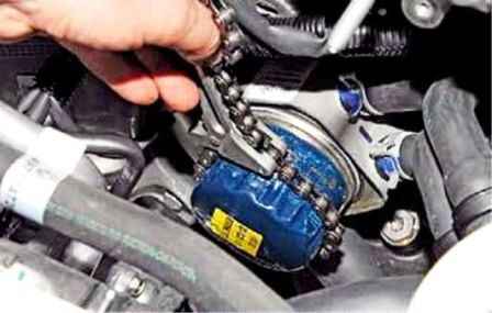 Cambio de aceite y filtro de motor Renault Duster