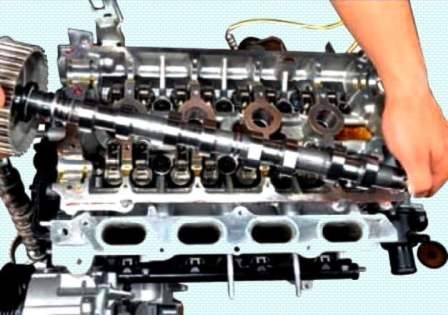 Removing and installing Renault Duster camshafts