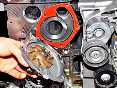 Replacing the Renault Duster coolant pump