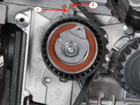 Checking and replacing the timing belt of a Renault Duster
