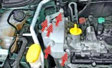 Снятие и установка двигателя Renault Duster
