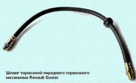 Замена элементов передних тормозов Renault Duster