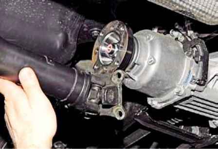 Replacing Renault Duster cardan transmission