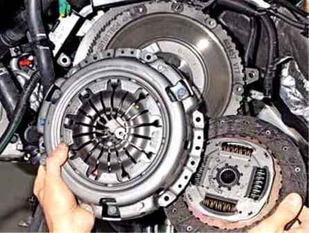 Removing Renault Duster clutch discs