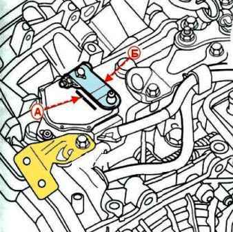 Removing and automatic transmission drive adjustment Renault Duster