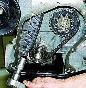 Extracción y detección de fallas de piezas de transmisión de sincronización para motor VAZ-2123