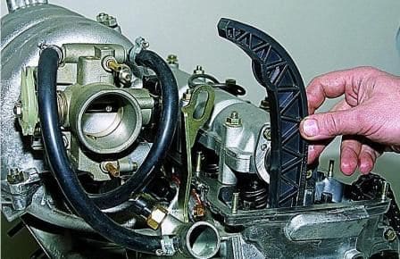 Снятие и дефектация деталей привода ГРМ двигателя ВАЗ-2123