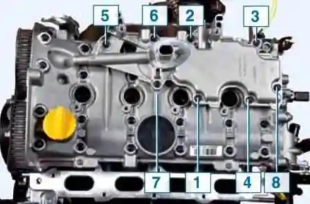 Cleaning the crankcase ventilation system of the K4M engine