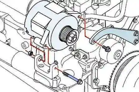 Comprobación de los elementos del sistema de carga ISF3.8