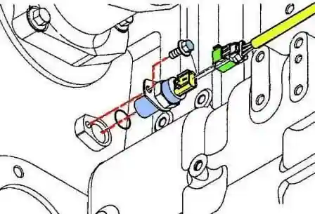 Checking and replacing ISF3.8 oil system components