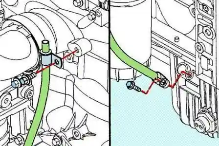 Checking and replacing elements of the ISF3.8 oil system