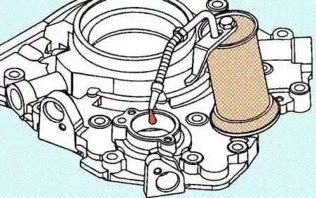 Checking and replacing elements of the ISF3.8 oil system