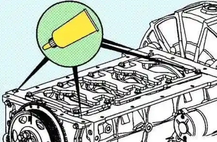 Checking and replacing elements of the ISF3.8 oil system