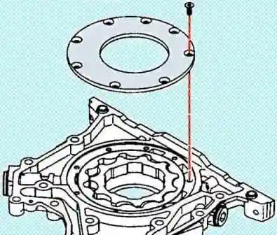 Checking and replacing elements of the ISF3.8 oil system