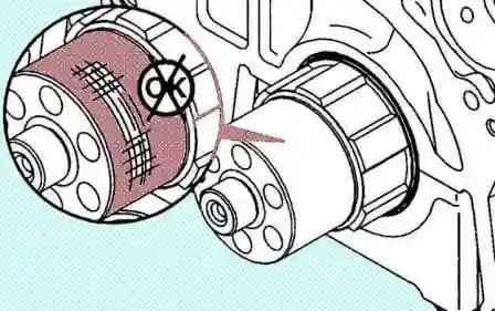 Checking and replacing ISF3.8 oil system components