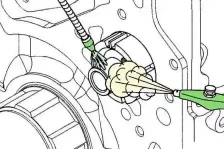 Checking and replacing elements of the ISF3.8 oil system