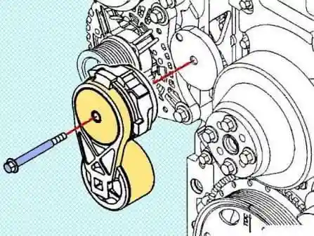 Checking and replacing elements of the ISF3.8 oil system