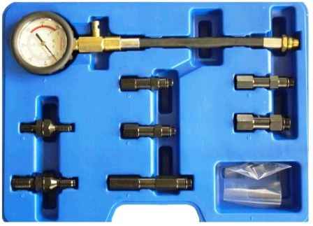 Compression test in VAZ-2123 cylinders