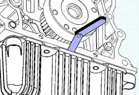 Removing and installing Cummins ISF3.8 timing gear