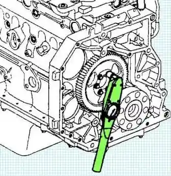 Removing and installing Cummins ISF3.8 timing gear