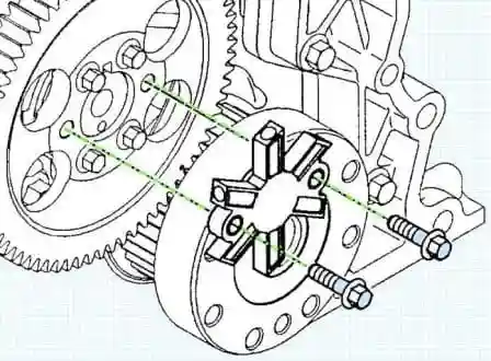 Removing and installing Cummins ISF3.8 timing gear