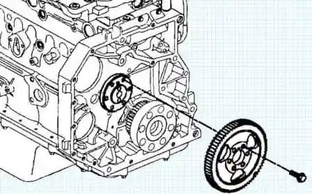 Removing and installing the Cummins ISF3.8 timing gear