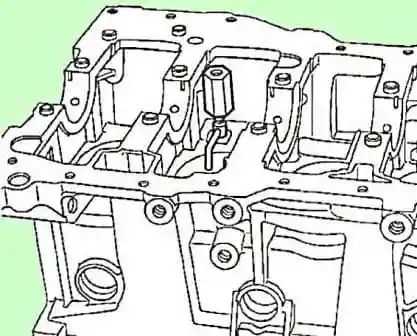 Desmontaje del bloque de cilindros del motor K4M