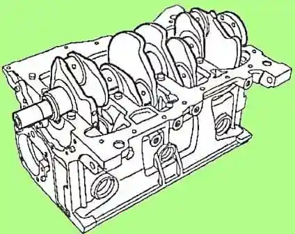 Desmontaje del bloque de cilindros del motor K4M