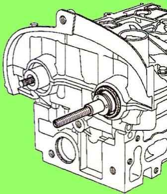 Заміна сальників розподільчих валів двигуна К4М