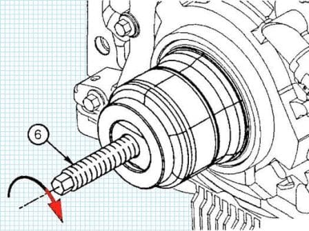 Cummins ISF3.8 иінді білігінің алдыңғы май тығыздағышын ауыстыру