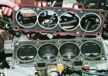 Снятие и установка головки блока цилиндров двигателя ВАЗ-2112