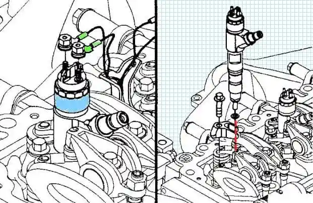 Cummins ISF3.8 отын жүйесінің құрамдастарын ауыстыру