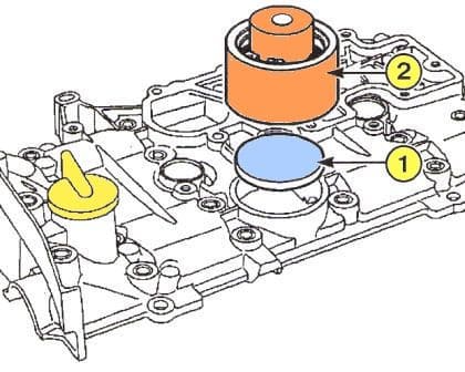 Установка головки блока цилиндров двигателя К4М