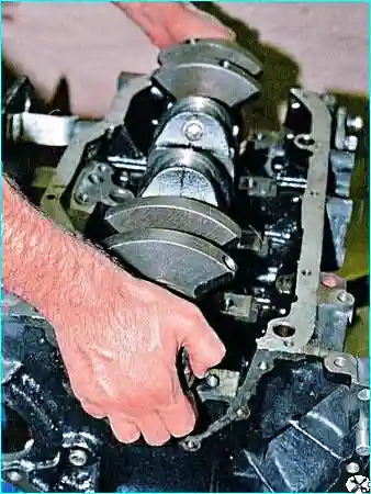 Defective and repair of the cylinder block ZMZ-402